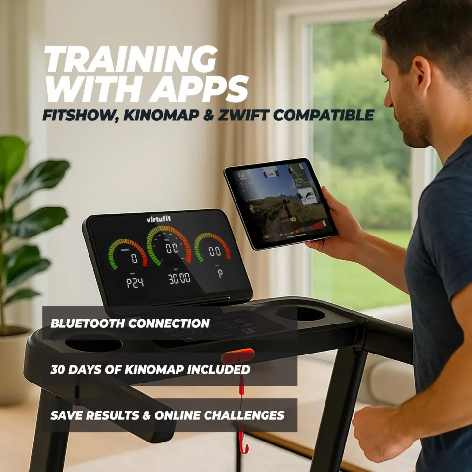 Virtufit loopband TR90i zwart, foto 5