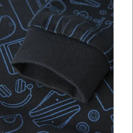 NAME IT MINI sweater donkerblauw, foto 5
