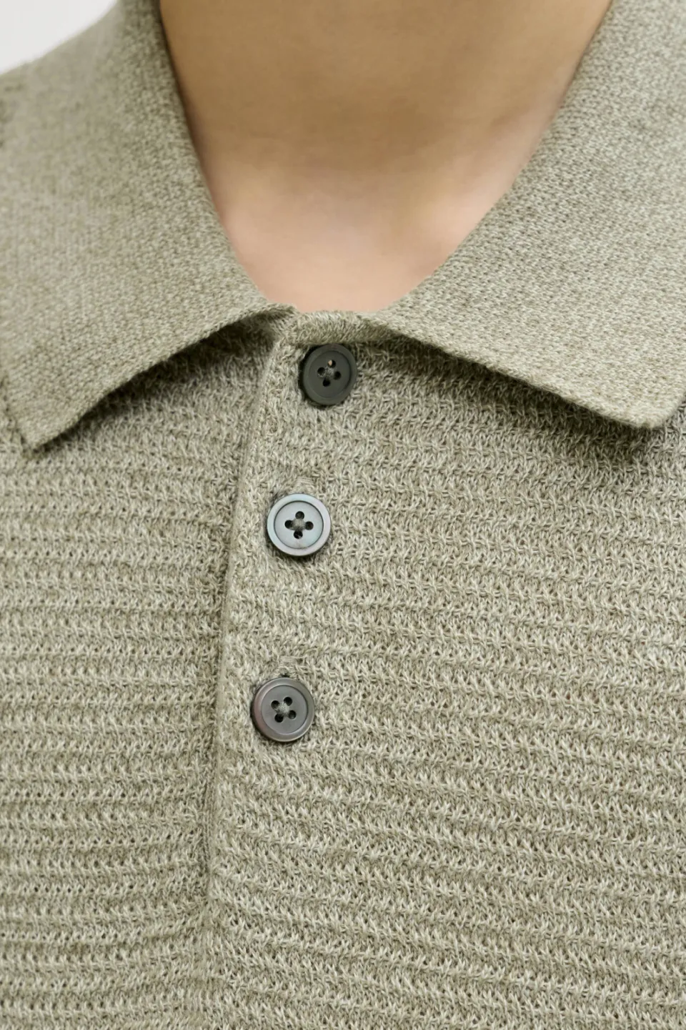 Jack & Jones JUNIOR polo groen gebreid, foto 5