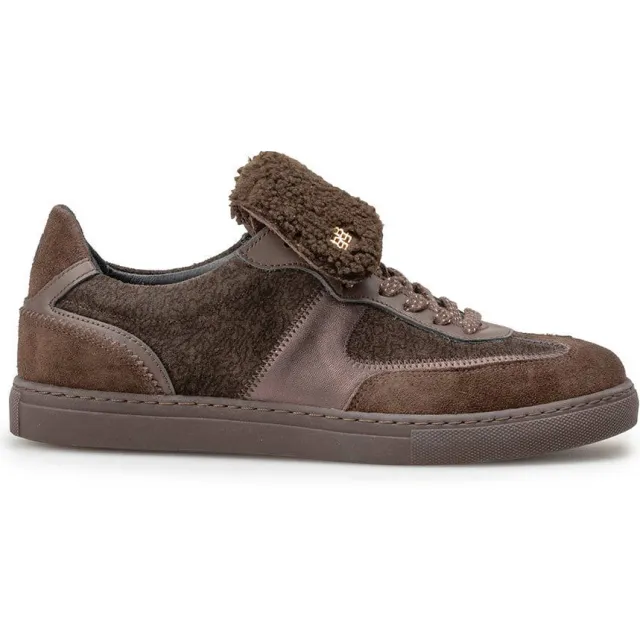 Floris Van Bommel Minni suède sneakers donkerbruin