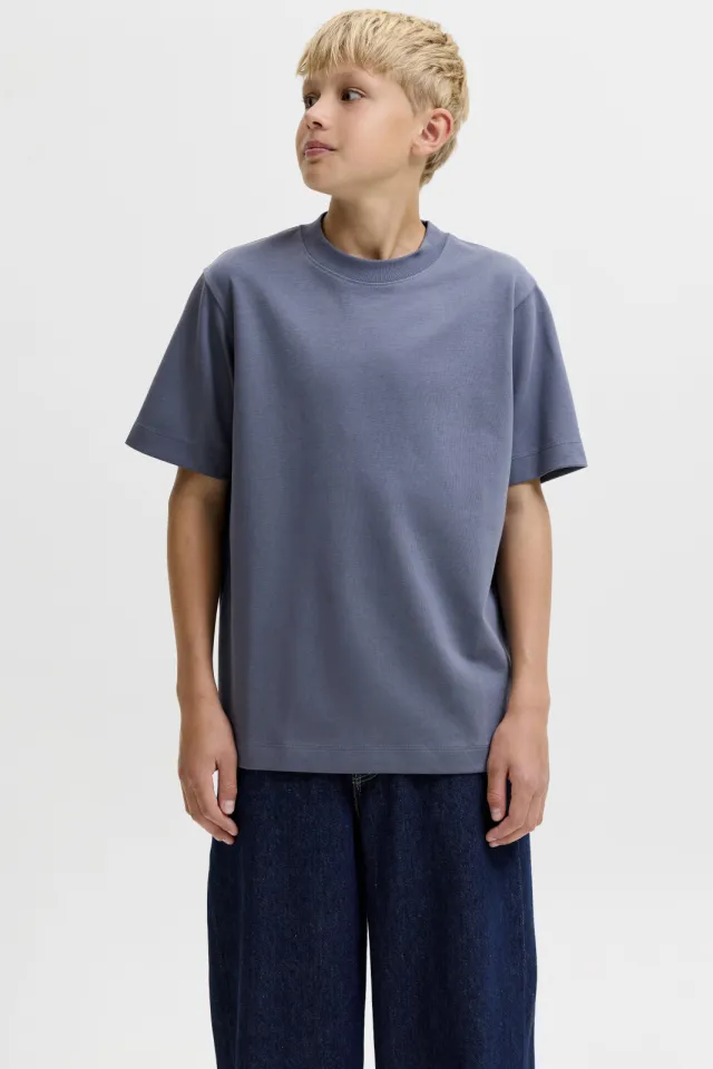 Jack & Jones Junior oversized T-shirt grijsblauw