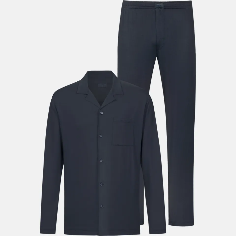 Mey Iconic Nightshift pyjama marine, foto 2