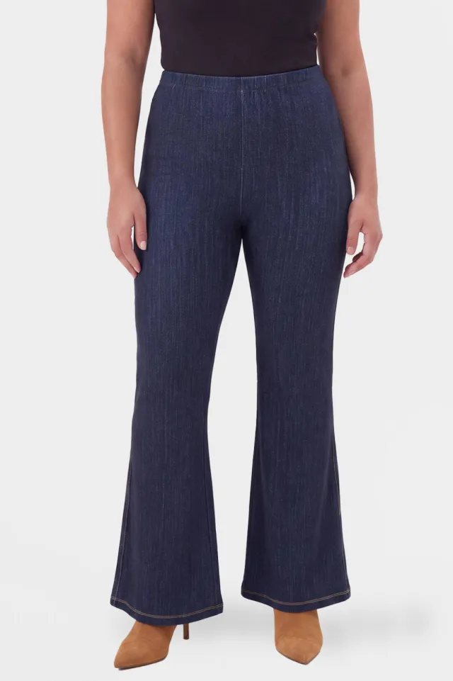 Yoek Dolce flared broek donkerblauw blauw, foto 3