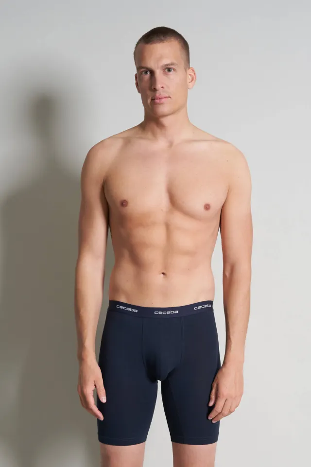 Ceceba +size boxershort Cyclist (set van 2) Donkerblauw