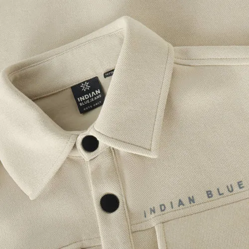 Indian Blue Jeans overshirt beige Overhemd Jongens Polyester Klassieke kraag, foto 3