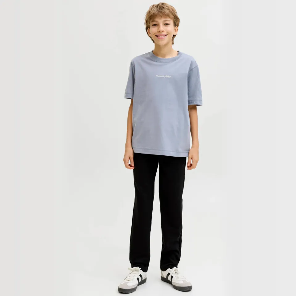 Jack & Jones junior t-shirt lichtblauw, foto 4