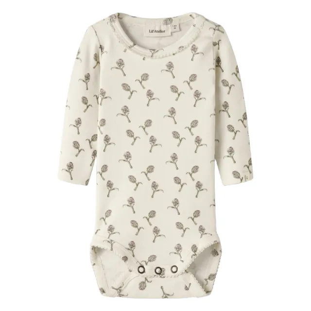 Lil' Atelier romper ecru met bloemenprint, foto 2