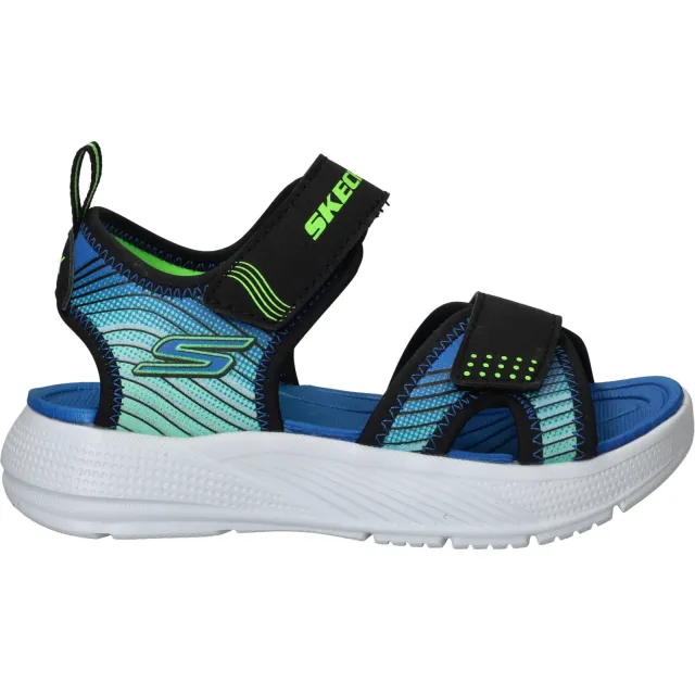 Skechers Microspeck-Splash sandalen blauw