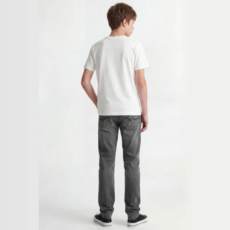 Jack & Jones JUNIOR regular fit jeans JJICLARK grey denim, foto 4