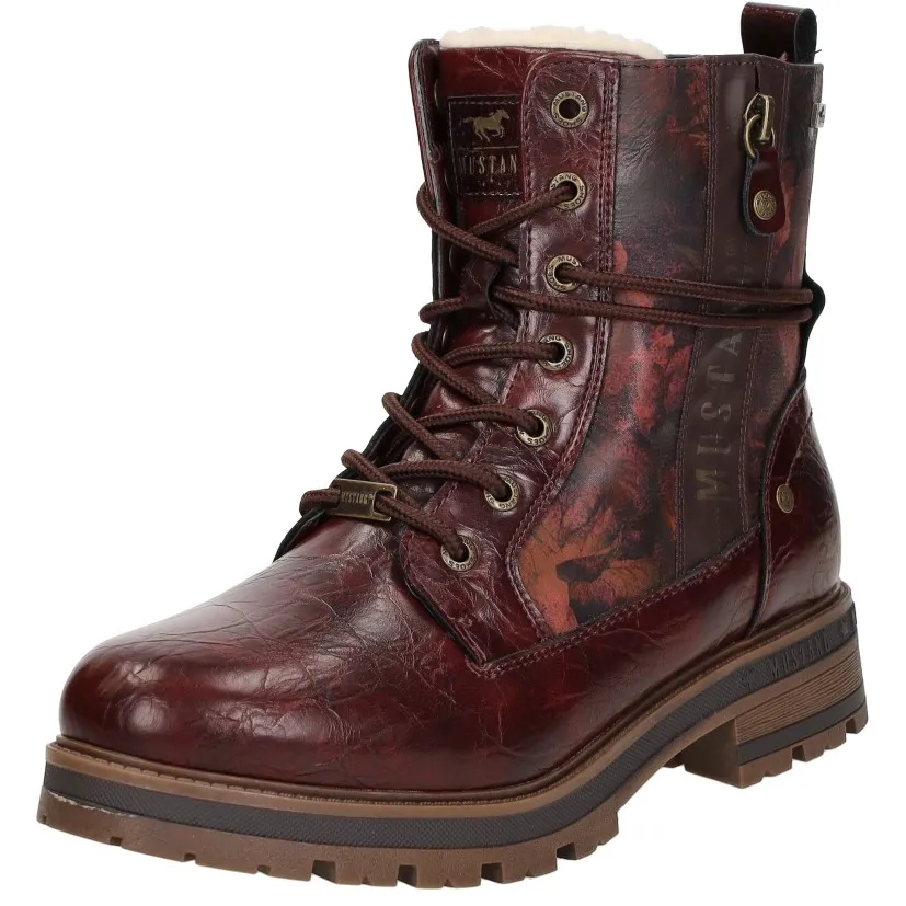 Mustang Veterboots Jongens Rood, foto 4