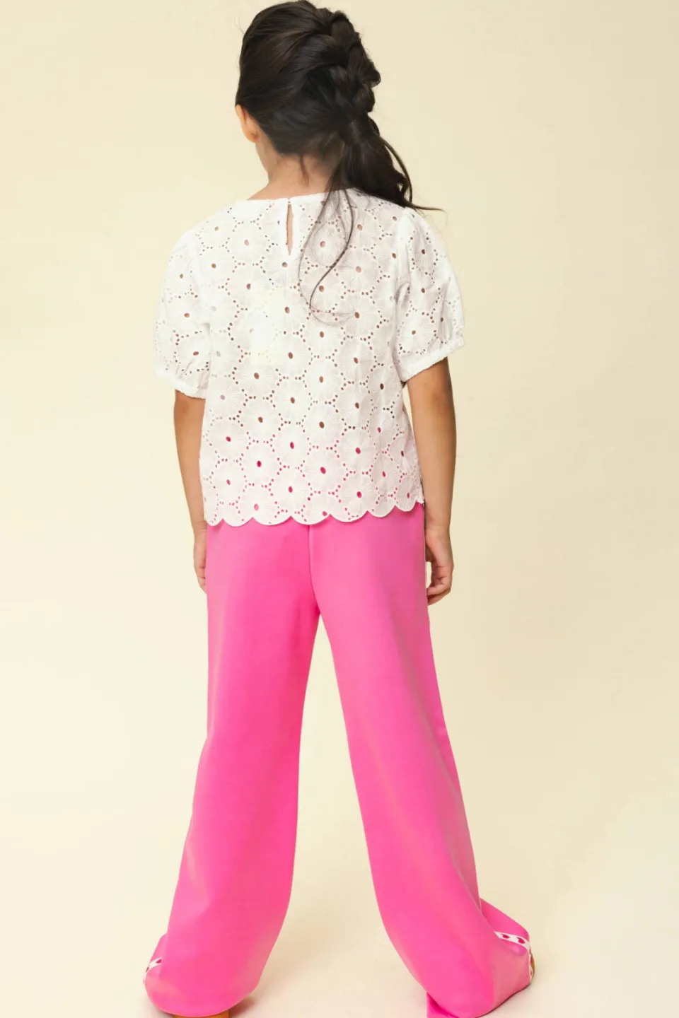 LOOXS Little T-shirt wit broderie, foto 6