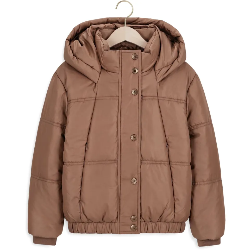Like Flo quilted winterjas bruin, foto 3
