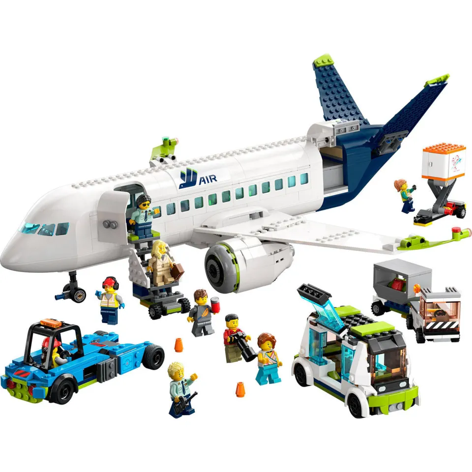 Lego City Passagiersvliegtuig Speelgoed Vliegtuig Voertuigen Set 60367