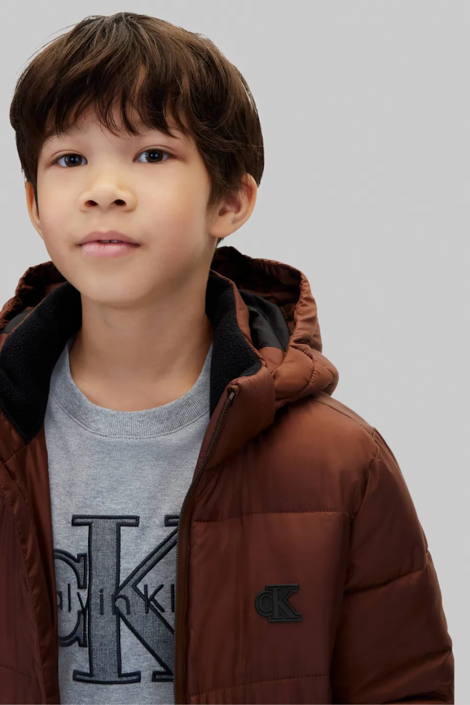 Calvin Klein pufferjas bruin, foto 5