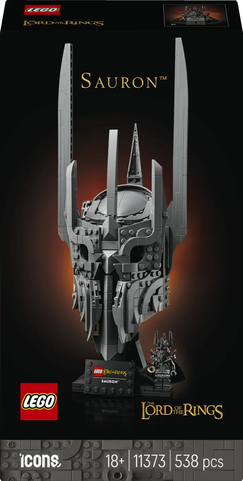Lego Icons The Lord of the Rings: De Helm van Sauron Bouwpakket 11373, foto 2