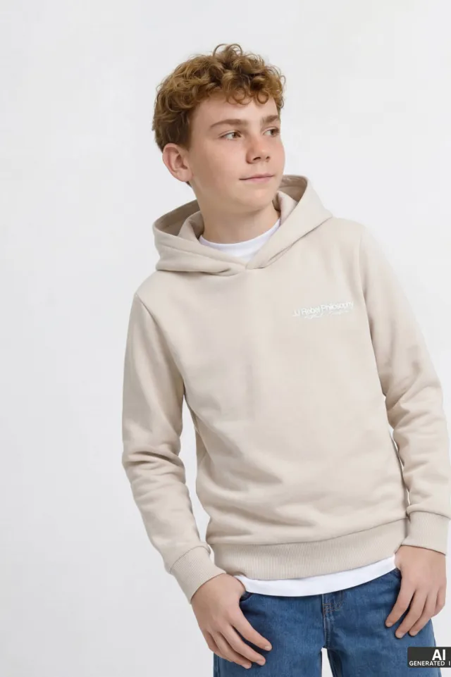 JJ Rebel JUNIOR hoodie beige
