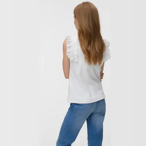 Vero Moda GIRL mouwloze top wit, foto 3