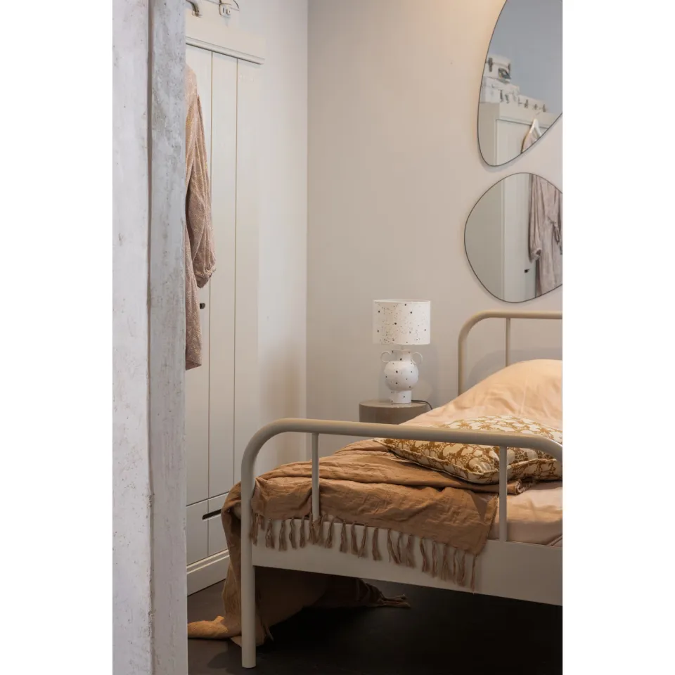 WOOOD Mata bed zandkleurig, foto 4