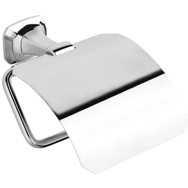 Sapho Toiletrolhouder Sapho Aida 13.5x14 cm met Klep Chroom