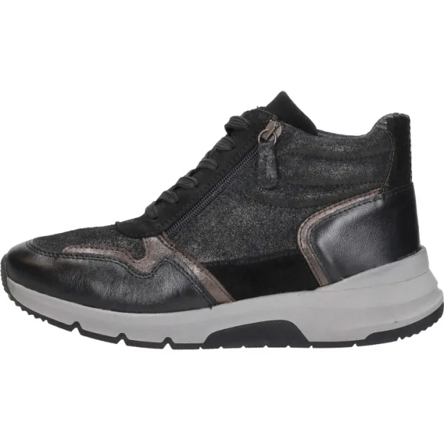 Sub55 Comfort Collection Jasmin 21 hoge sneakers zwart, foto 2