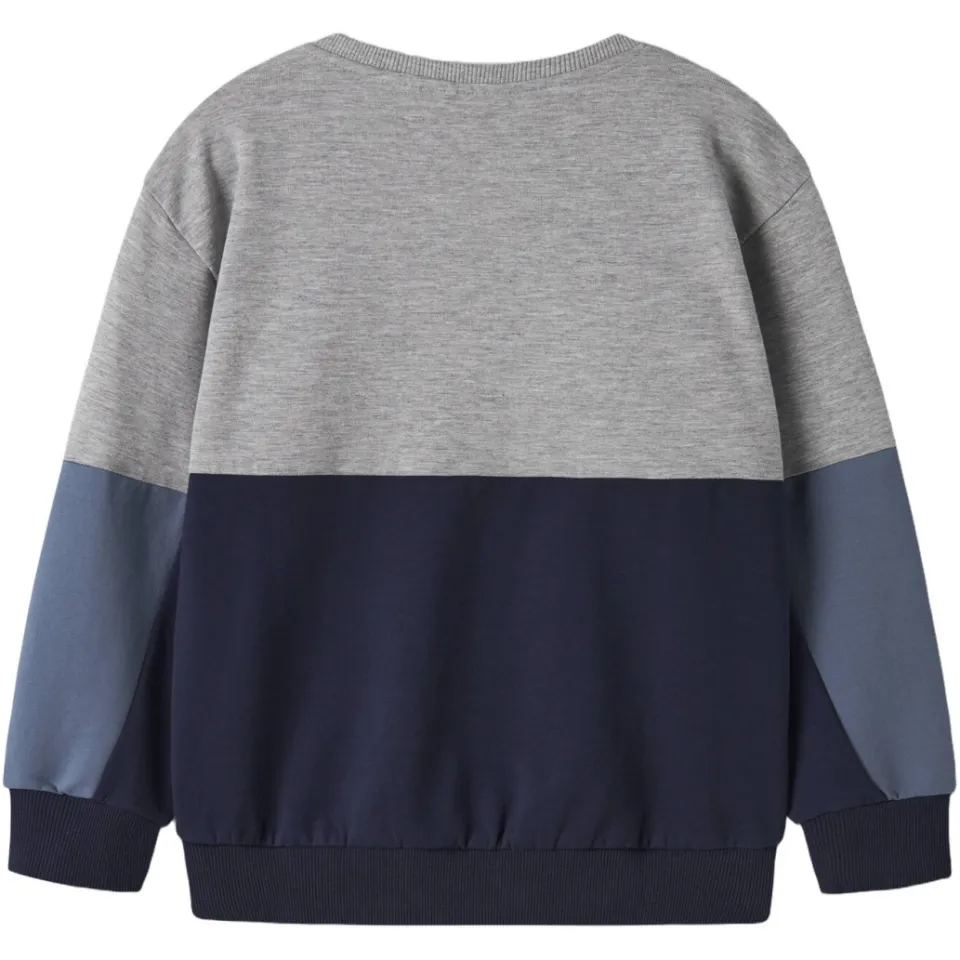 NAME IT MINI sweater - blauw/grijs, foto 2