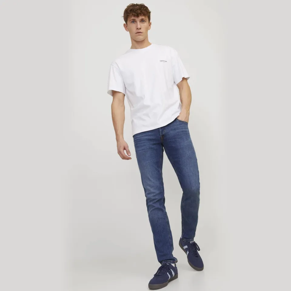 Jack & Jones slim fit jeans - blauw denim Blue Denim