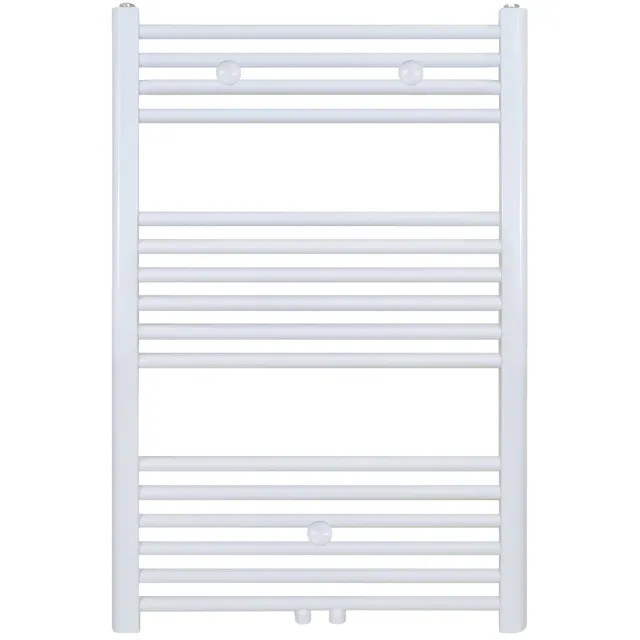 Boss & Wessing Designradiator BWS Nile Gobi 100x50cm 436W Wit (Midden/zij-aansluiting)