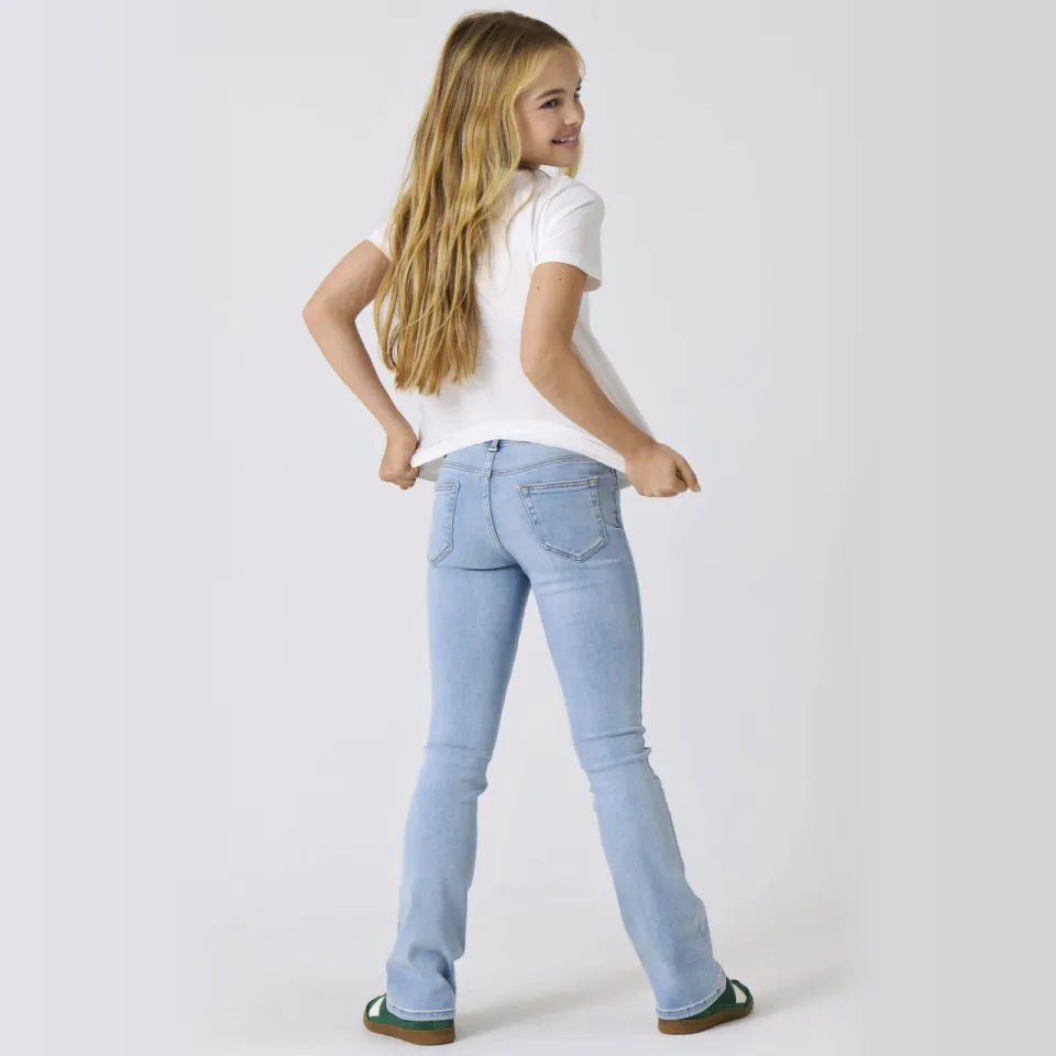 Only KIDS ONLY GIRL flared jeans light blue denim
