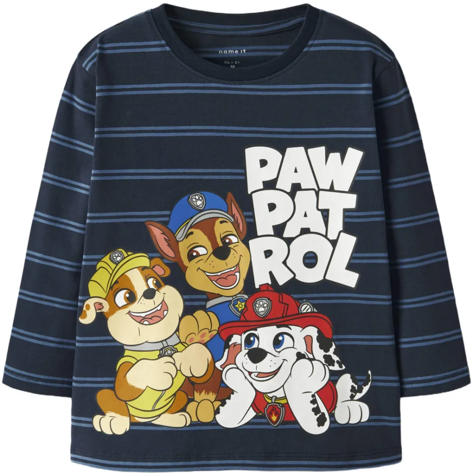 NAME IT Paw Patrol longsleeve donkerblauw, foto 2