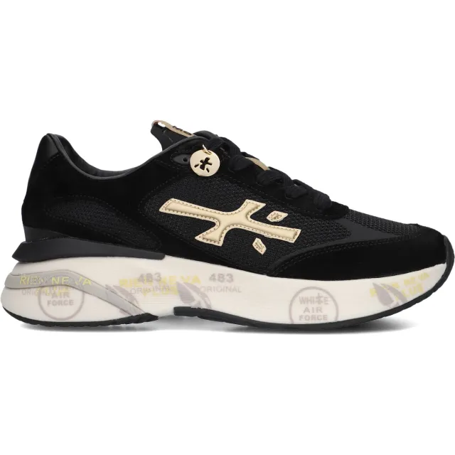 Premiata Moerun-d lage sneaker zwart