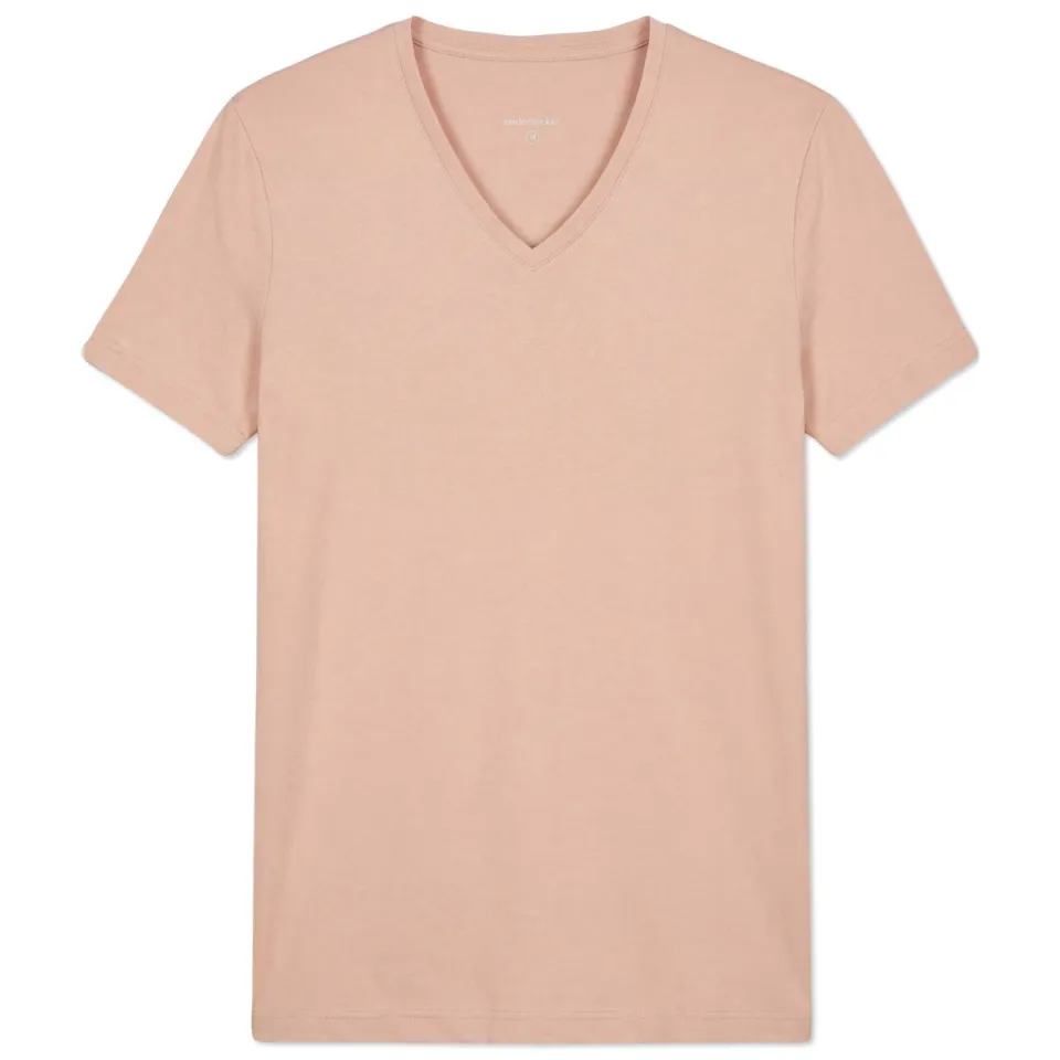 Seidensticker slim fit T-shirt beige, foto 2