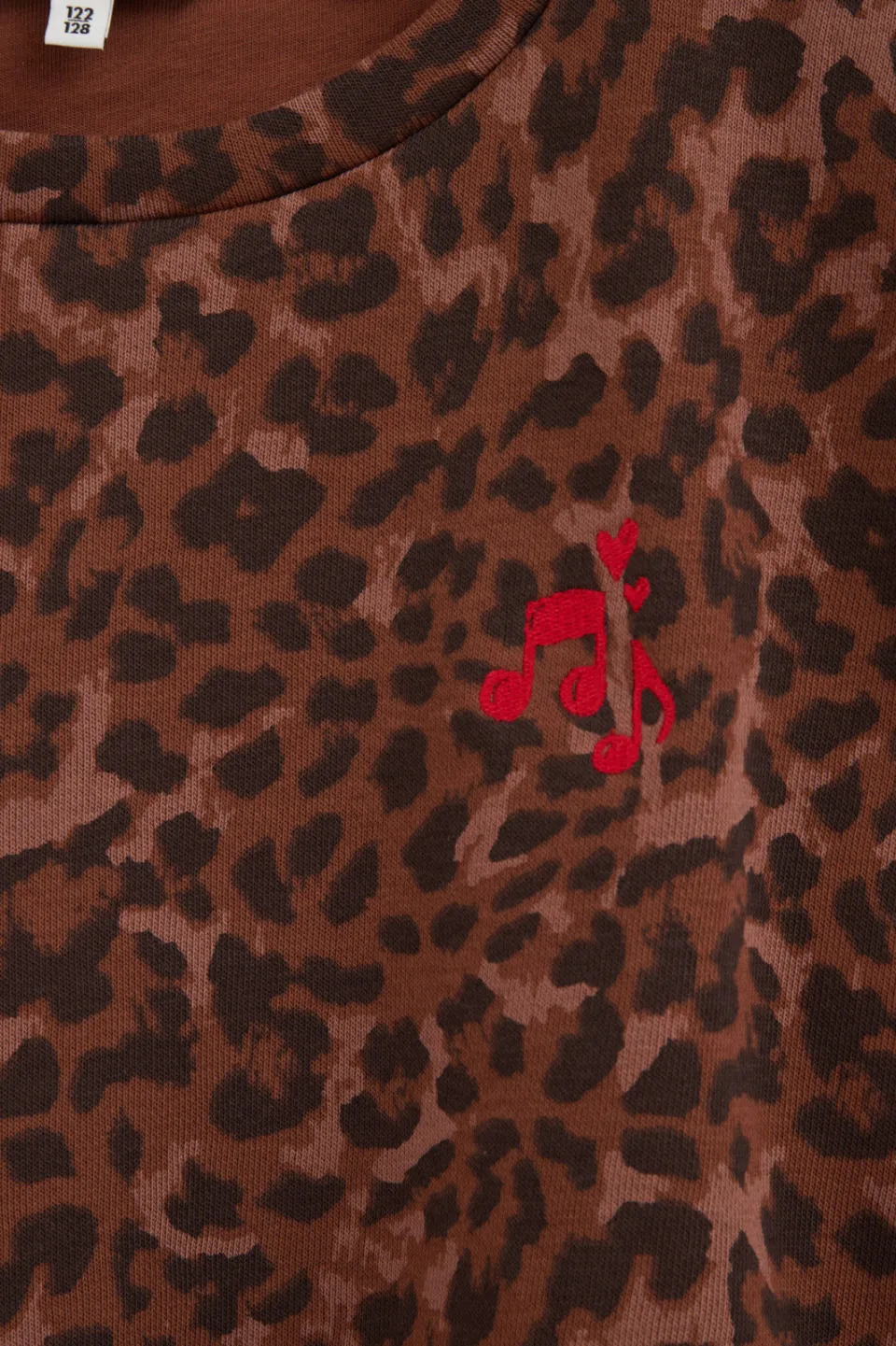 WE Fashion sweater met panterprint - bruin, foto 6