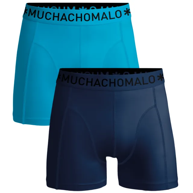Muchachomalo Heren 2-pack Boxershorts Zwart