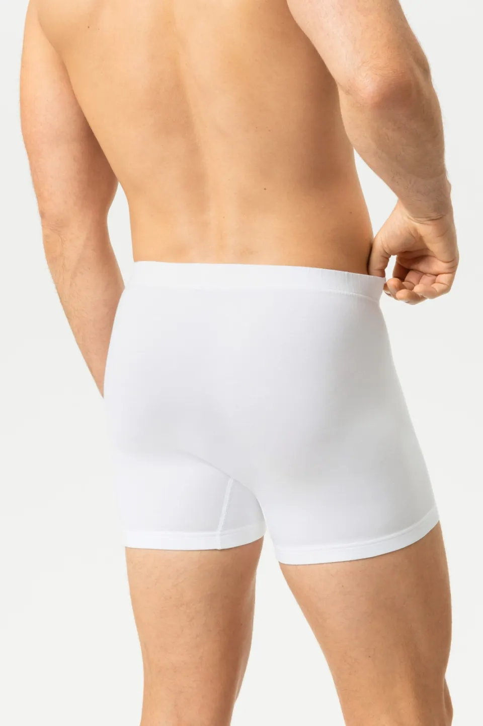 Mey Business Class long shorty boxershort wit, foto 4