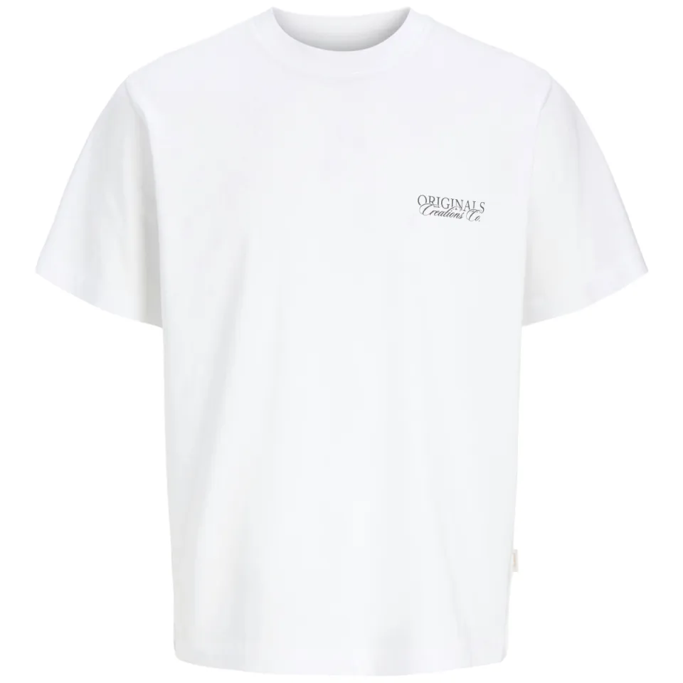 Jack & Jones t-shirt met borstprint wit, foto 2