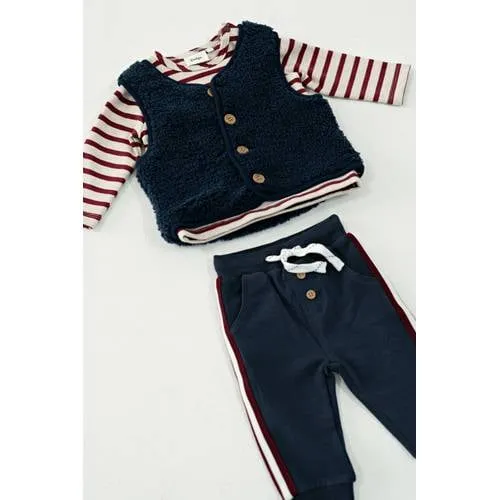 Feetje teddy gilet Built for Fun - marineblauw, foto 3