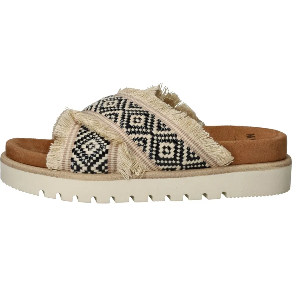 Mustang Slippers Dames Beige