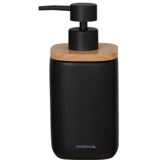 Sealskin Zeepdispenser vrijstaand Sealskin Mind 200 ml Zwart