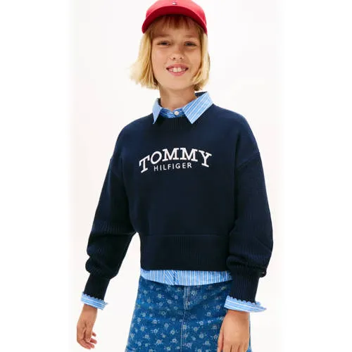 Tommy Hilfiger sweater donkerblauw, foto 4