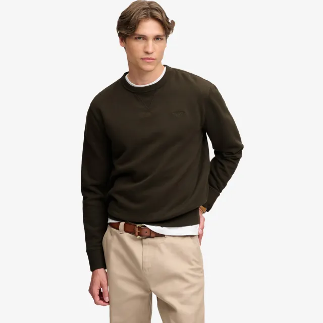Superdry relaxed fit sweater - donkergrijsgroen Dark Grey Green