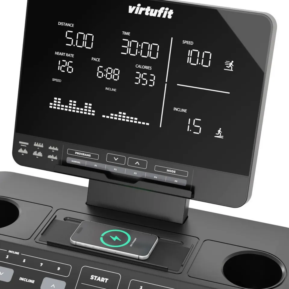 Virtufit loopband TR-900i zwart/grijs, foto 4