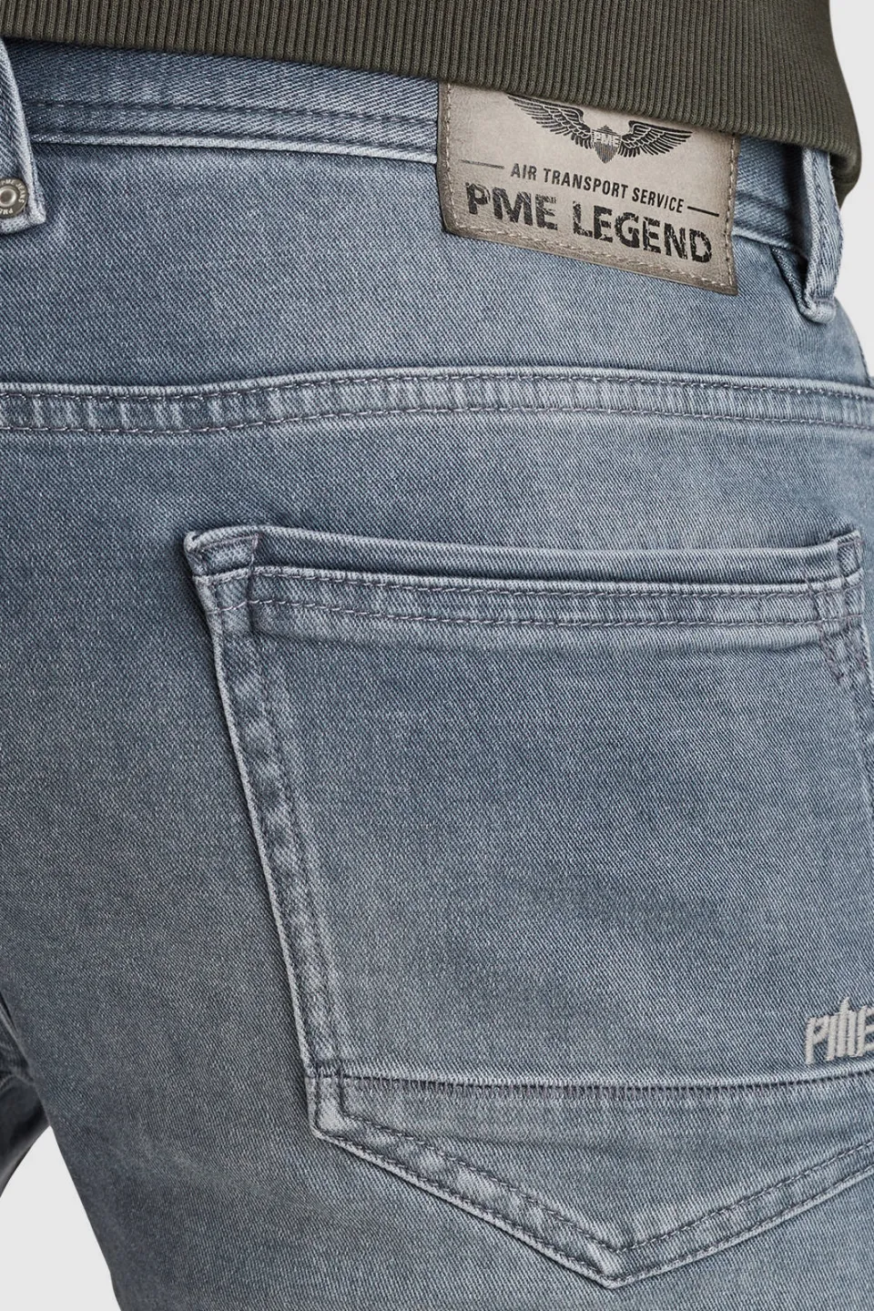 PME Legend TAILWHEEL slim fit jeans lichtgrijs grijs, foto 6