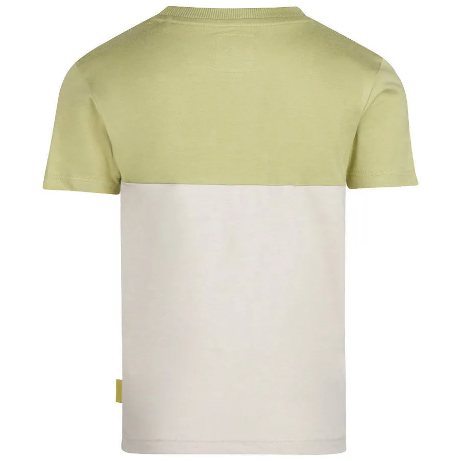 Koko Noko t-shirt groen colourblock, foto 2