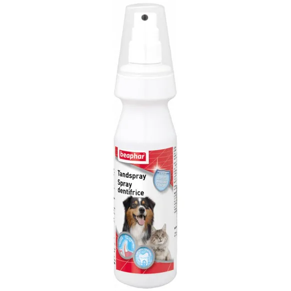 Beaphar tandspray hond en kat 150 ml