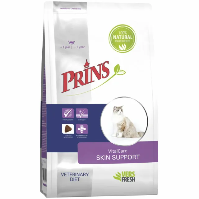Prins VitalCare Veterinary Diet Skin Support kattenvoer