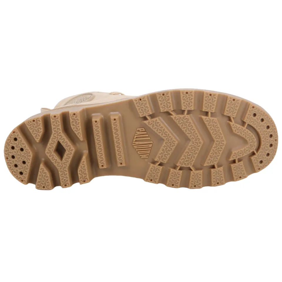 Palladium PAMPA HI ZIP WL WILD leren sneakers met profielzool - beige, foto 7