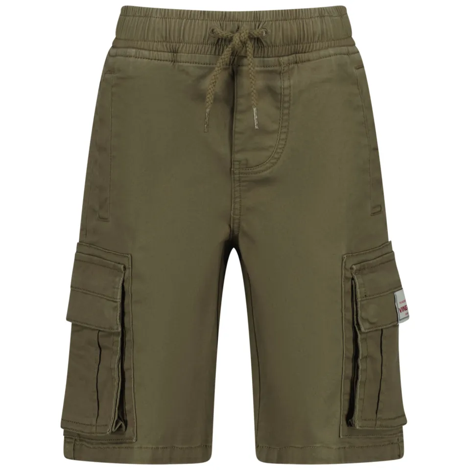 Vingino regular waist cargoshort armygroen, foto 2