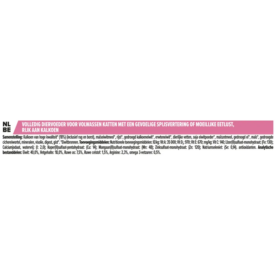 Pro Plan Adult Delicate Digestion kalkoen kattenvoer 10 kg, foto 4