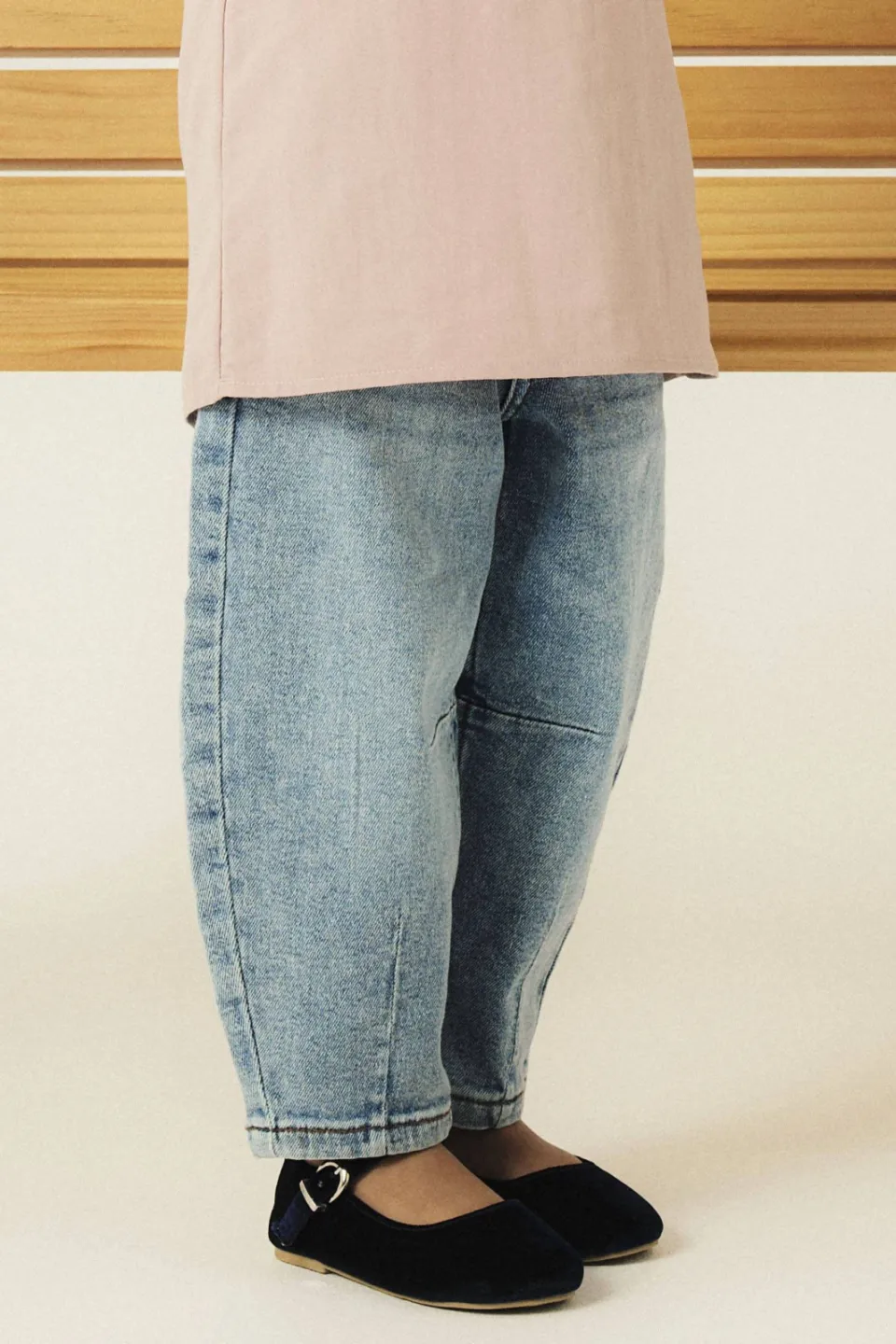 NAME IT MINI baggy jeans medium blue denim, foto 7