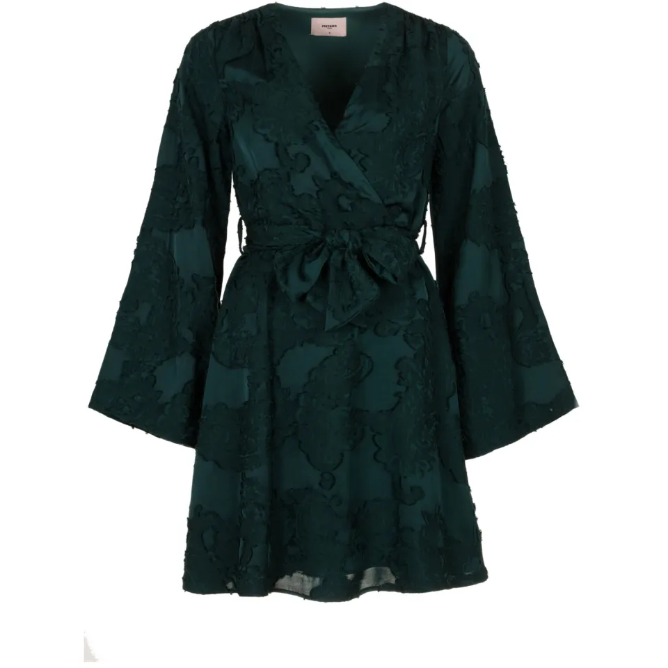 Freebird Danina midi jurk bruin, foto 2